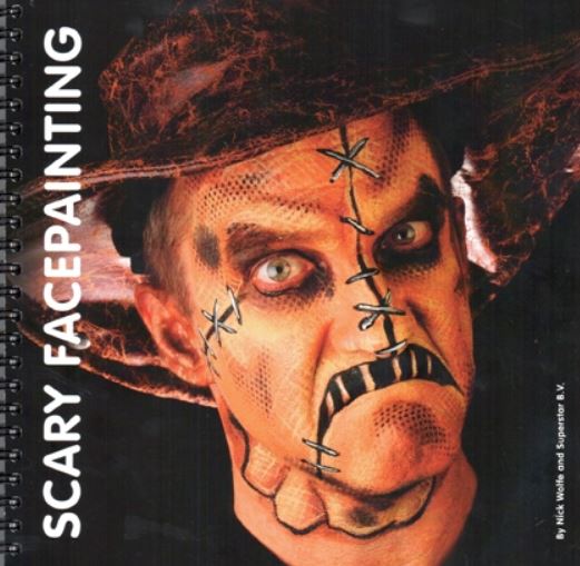 verkoop - attributen - Make-up - Grimeerboek Scary Facepainting